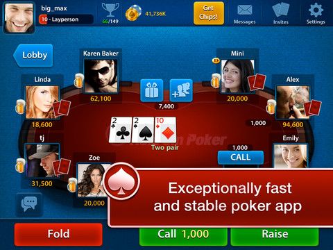 Online poker mobile app